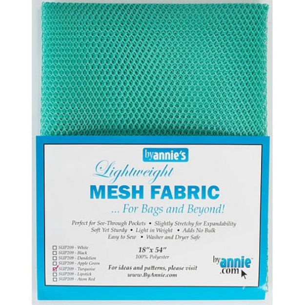 Picture of Byannie Mesh Fabric 18"x54" Turquoise